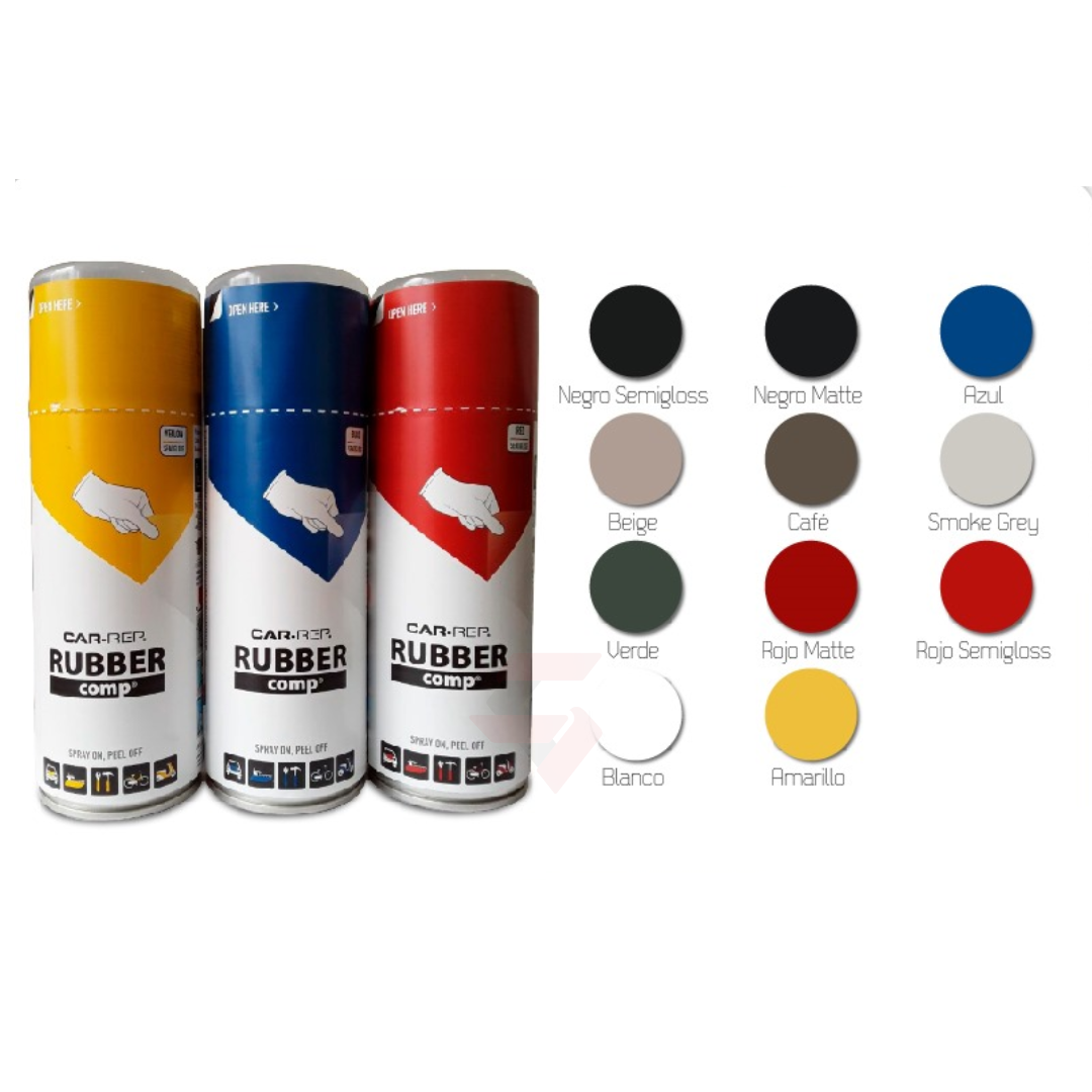 SPRAY VINIL CAR-REP RUBBERCOMP COLORES – Ambacril